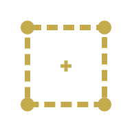 Boundary survey service icon