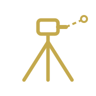 Construction staking service icon